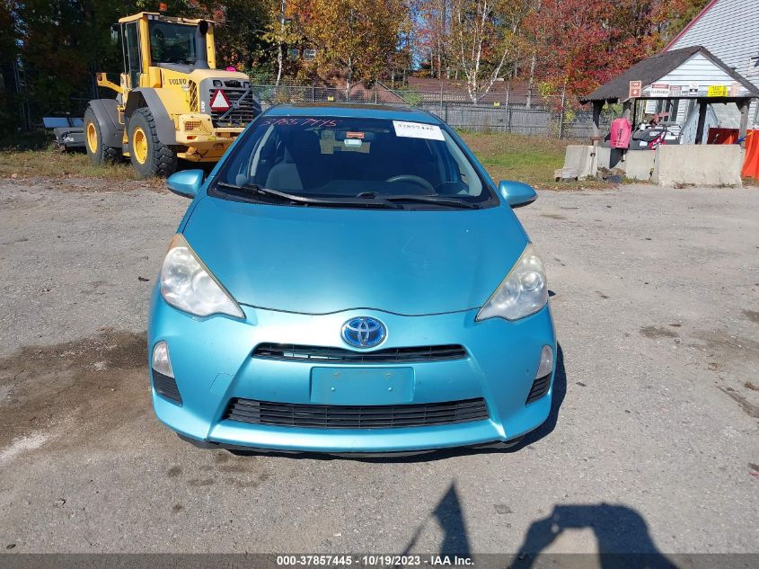 2013 TOYOTA PRIUS C ONE/TWO/THREE/FOUR - JTDKDTB31D1035345