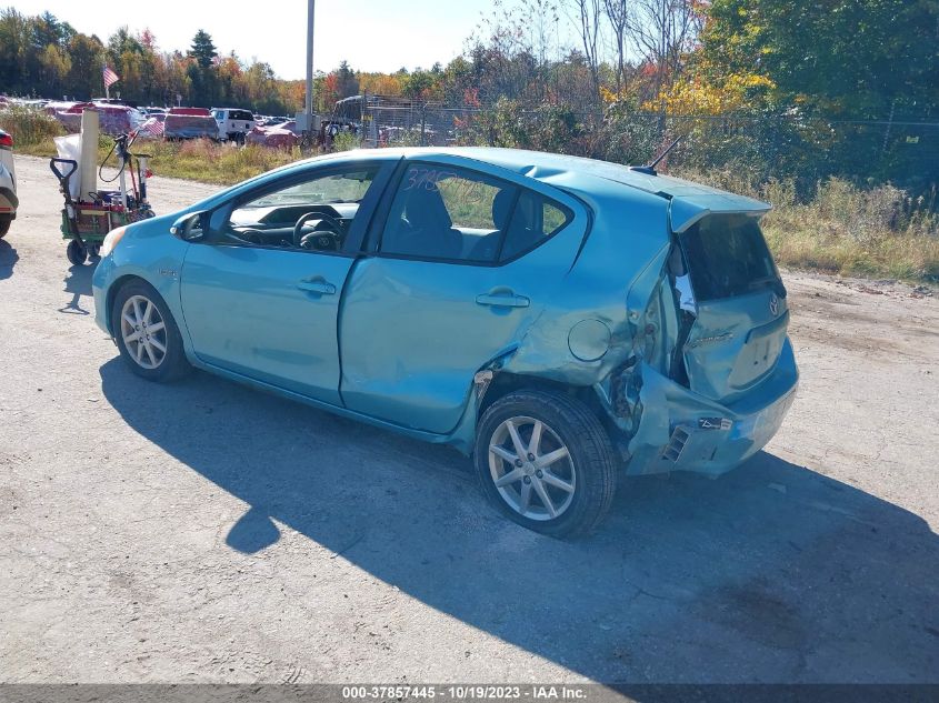 2013 TOYOTA PRIUS C ONE/TWO/THREE/FOUR - JTDKDTB31D1035345