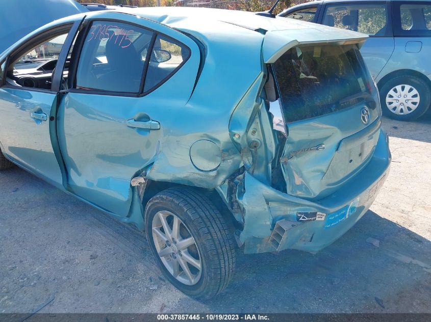 2013 TOYOTA PRIUS C ONE/TWO/THREE/FOUR - JTDKDTB31D1035345