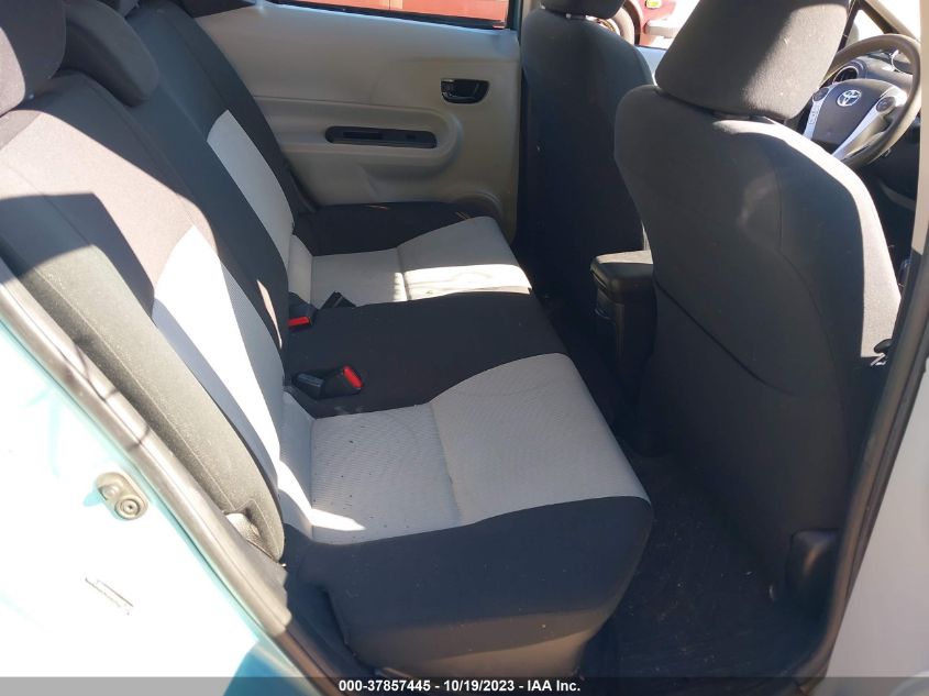 2013 TOYOTA PRIUS C ONE/TWO/THREE/FOUR - JTDKDTB31D1035345