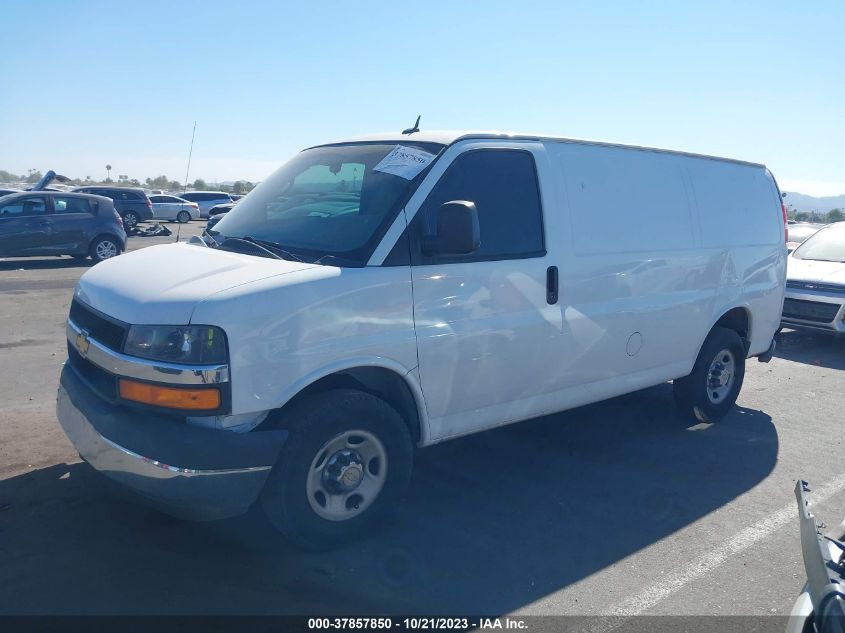 2014 CHEVROLET EXPRESS CARGO VAN 1GCWGFFG1E1115365