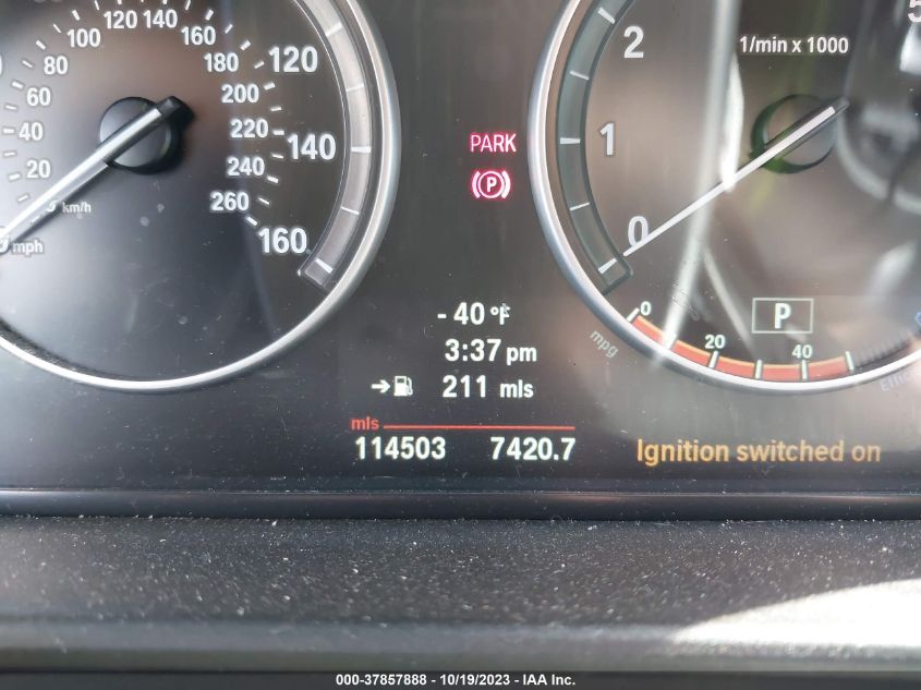 2013 BMW 5 SERIES 550I - WBAFR9C55DDX80083