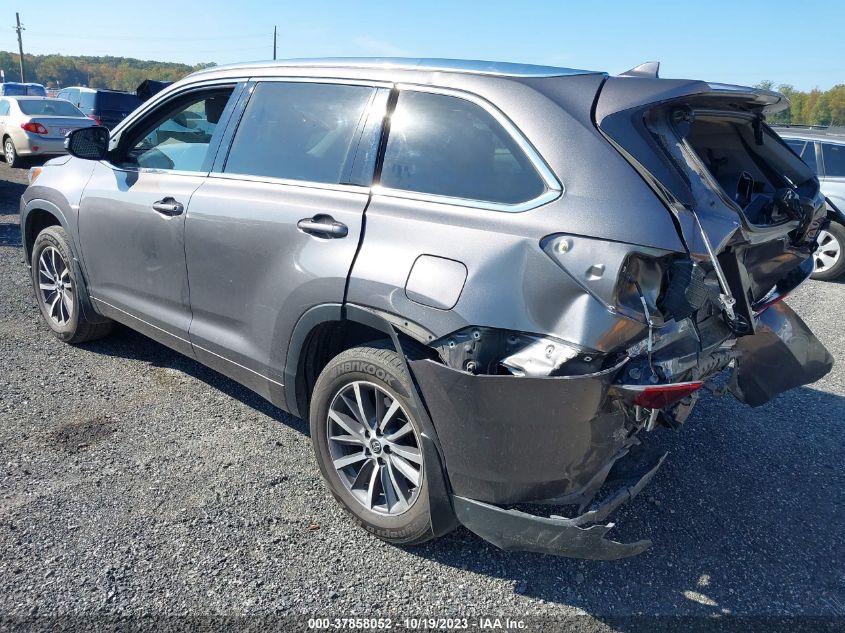 2017 TOYOTA HIGHLANDER SE/XLE - 5TDJZRFH1HS522236