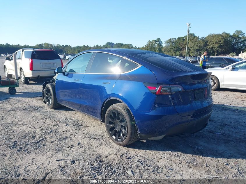 2022 TESLA MODEL Y LONG RANGE - 7SAYGDEE6NF447888