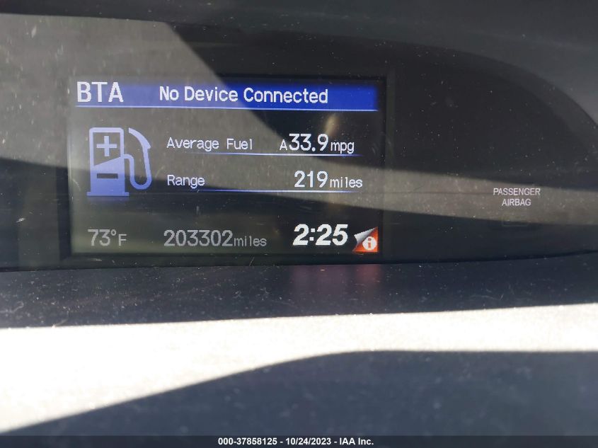 2013 HONDA CIVIC SDN HF 2HGFB2F66DH541875