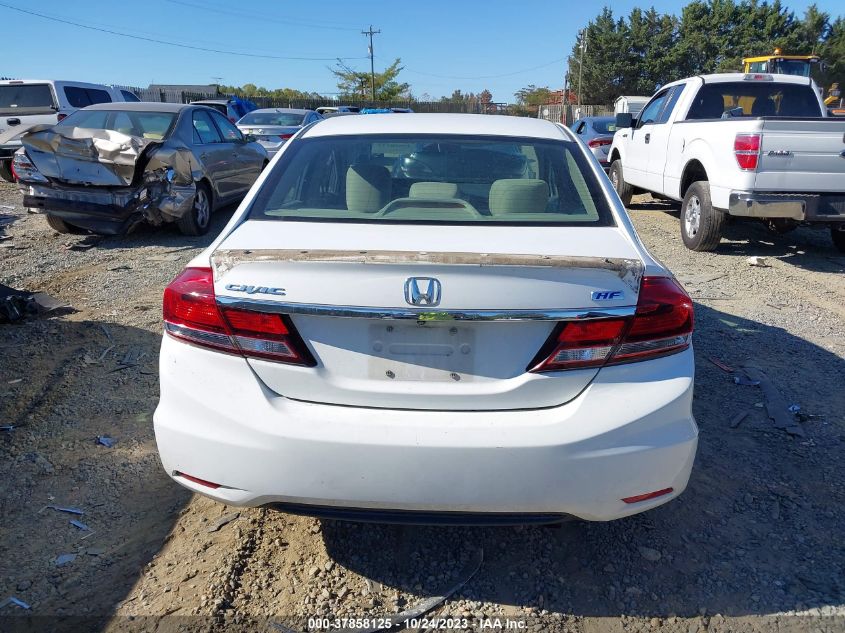 2013 HONDA CIVIC SDN HF 2HGFB2F66DH541875