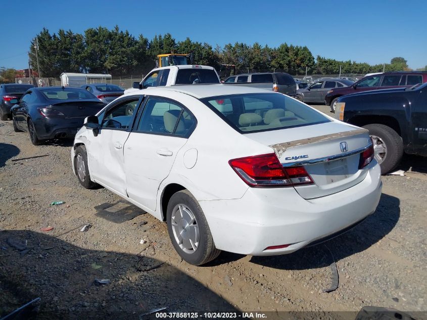 2013 HONDA CIVIC SDN HF 2HGFB2F66DH541875