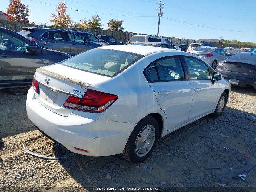 2013 HONDA CIVIC SDN HF 2HGFB2F66DH541875