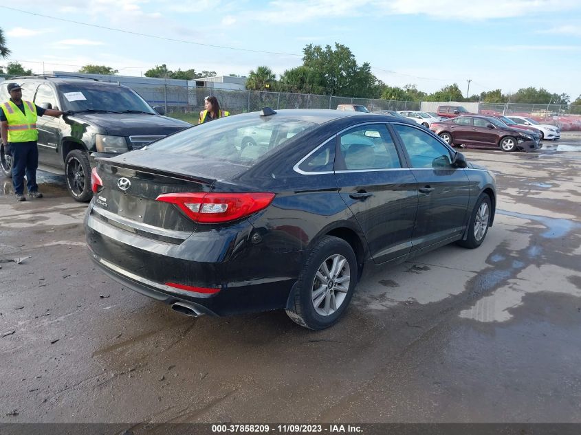 2016 HYUNDAI SONATA 2.4L SE - 5NPE24AF1GH327031