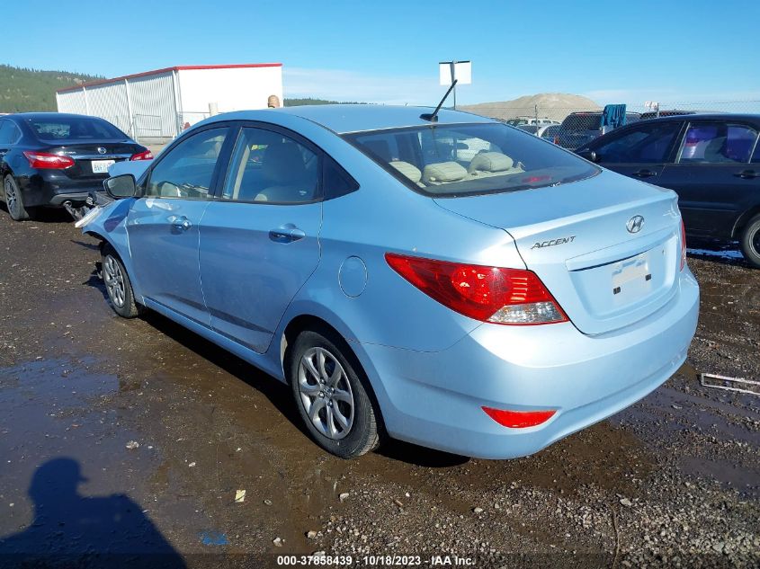 2014 HYUNDAI ACCENT GLS - KMHCT4AE6EU754019
