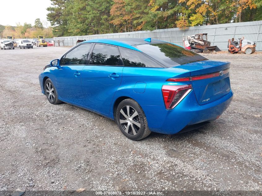 2017 TOYOTA MIRAI JTDBVRBD7HA001358