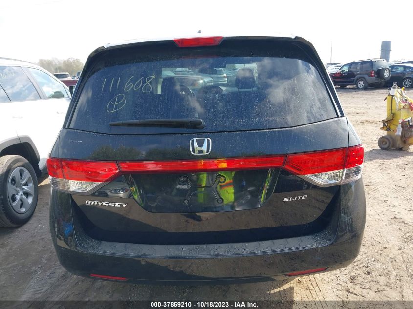 2014 HONDA ODYSSEY TOURING ELITE - 5FNRL5H92EB111608