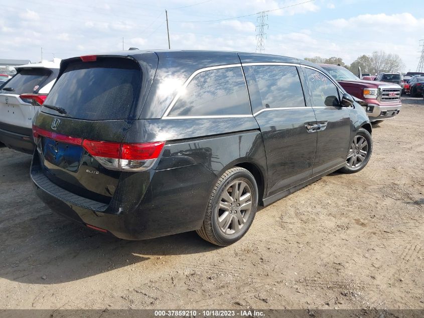 2014 HONDA ODYSSEY TOURING ELITE - 5FNRL5H92EB111608