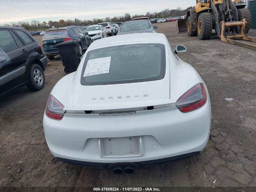 2016 PORSCHE CAYMAN WP0AA2A85GK171830