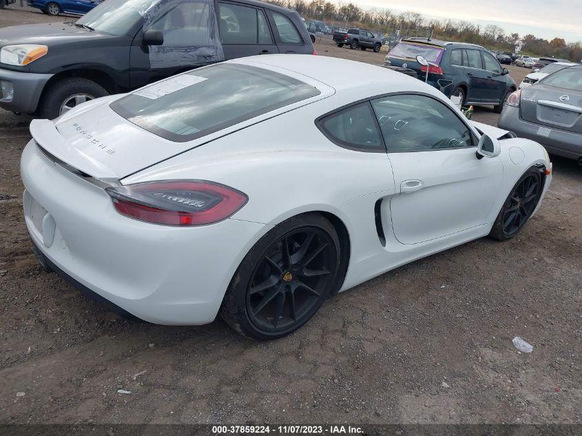 2016 PORSCHE CAYMAN WP0AA2A85GK171830