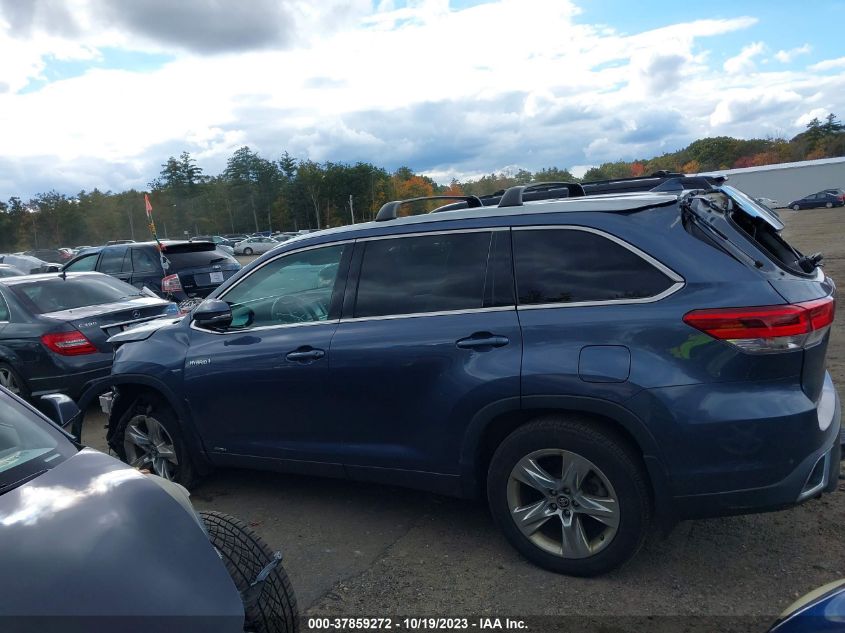 2018 TOYOTA HIGHLANDER HYBRID LIMITED - 5TDDGRFH7JS044218
