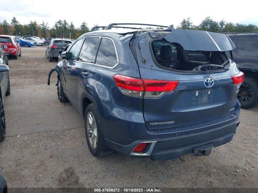 2018 TOYOTA HIGHLANDER HYBRID LIMITED - 5TDDGRFH7JS044218