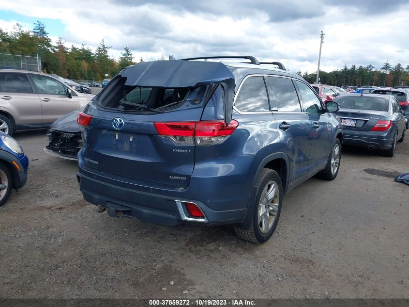 2018 TOYOTA HIGHLANDER HYBRID LIMITED - 5TDDGRFH7JS044218