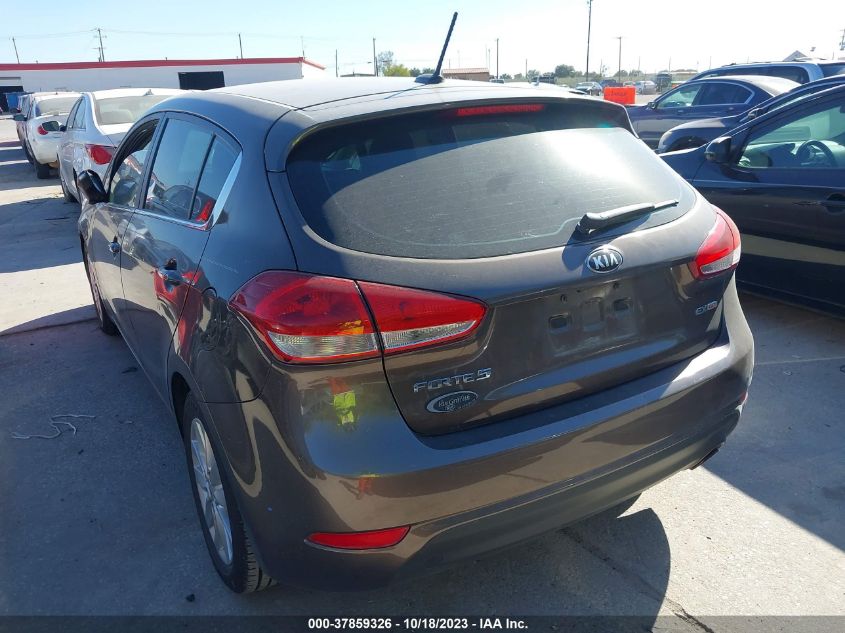 2014 KIA FORTE 5-DOOR EX - KNAFX5A84E5244720