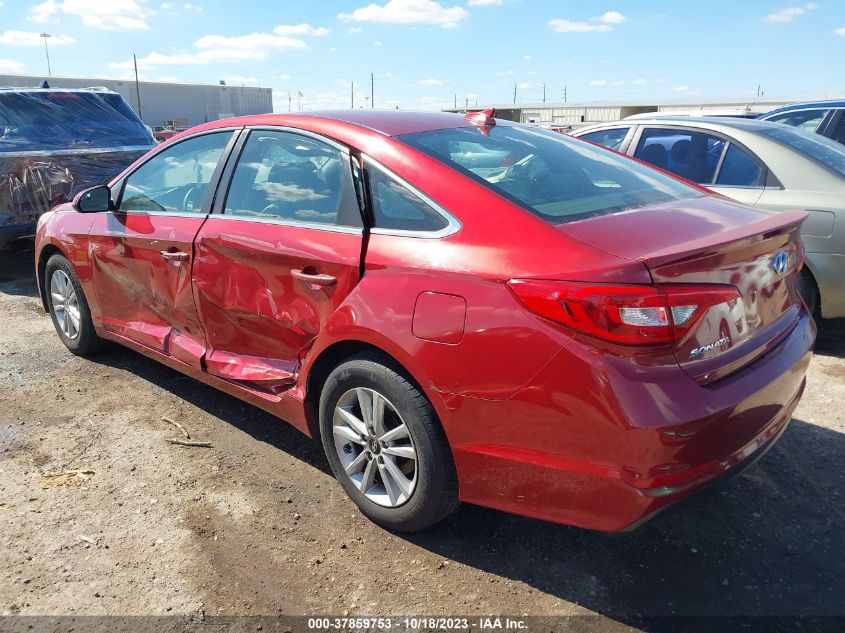 2015 HYUNDAI SONATA 2.4L SE - 5NPE24AF2FH122168