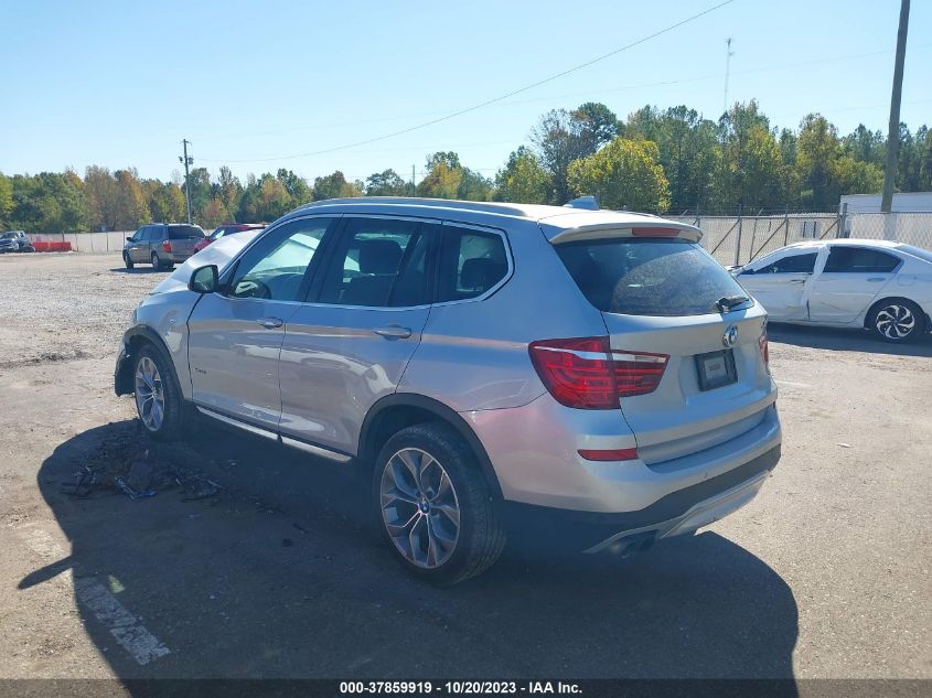 2015 BMW X3 XDRIVE28I - 5UXWX9C51F0D56730
