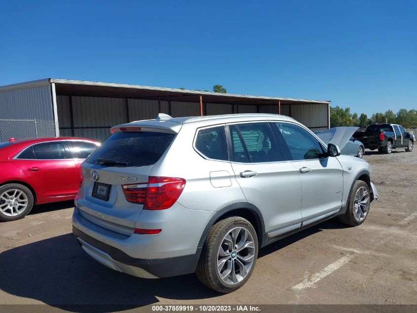 2015 BMW X3 XDRIVE28I - 5UXWX9C51F0D56730