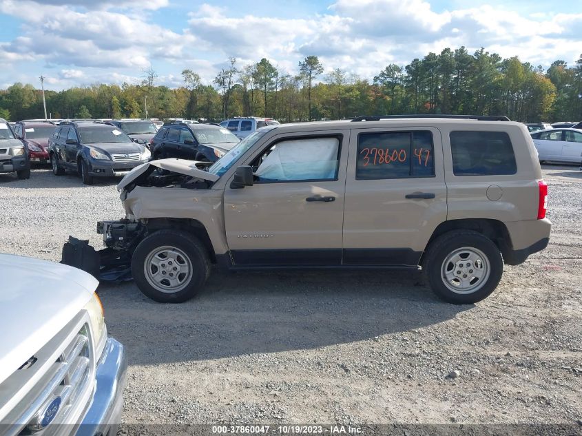 2016 JEEP PATRIOT SPORT - 1C4NJRBB3GD788930