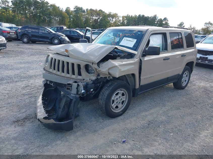 2016 JEEP PATRIOT SPORT - 1C4NJRBB3GD788930
