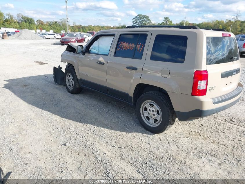 2016 JEEP PATRIOT SPORT - 1C4NJRBB3GD788930