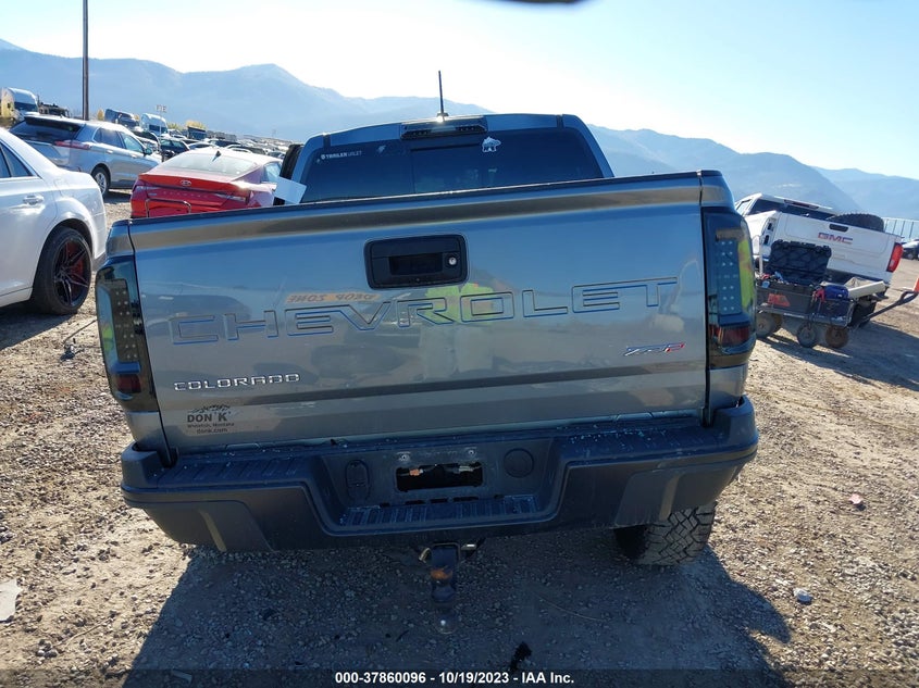 VIN 1GCGTEEN2N1267570 2022 CHEVROLET COLORADO ZR2