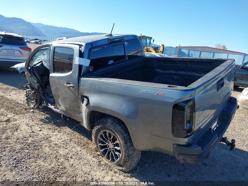 VIN 1GCGTEEN2N1267570 2022 CHEVROLET COLORADO ZR2