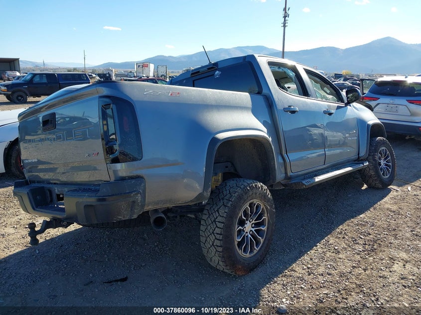 VIN 1GCGTEEN2N1267570 2022 CHEVROLET COLORADO ZR2