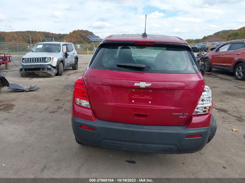 2015 CHEVROLET TRAX LS - KL7CJPSB5FB110148