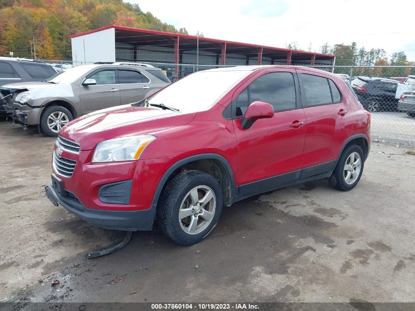 2015 CHEVROLET TRAX LS - KL7CJPSB5FB110148