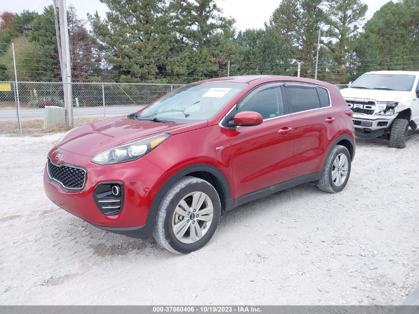 VIN KNDPMCAC6K7560869 2019 KIA SPORTAGE LX