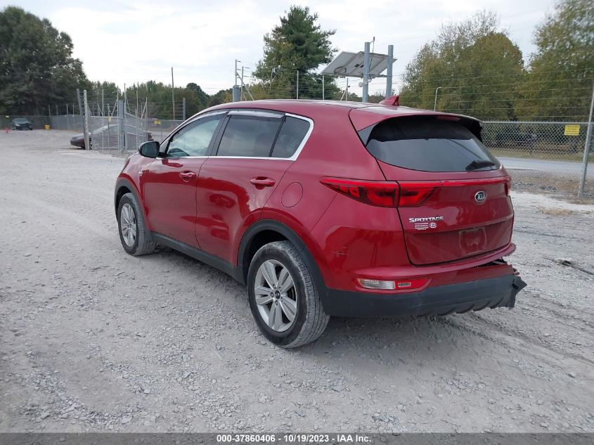 VIN KNDPMCAC6K7560869 2019 KIA SPORTAGE LX