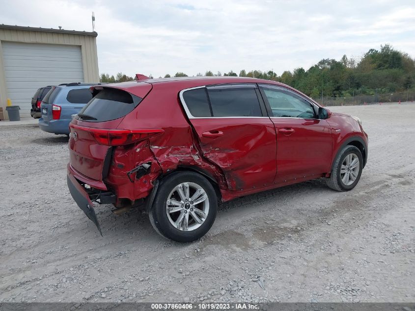 VIN KNDPMCAC6K7560869 2019 KIA SPORTAGE LX