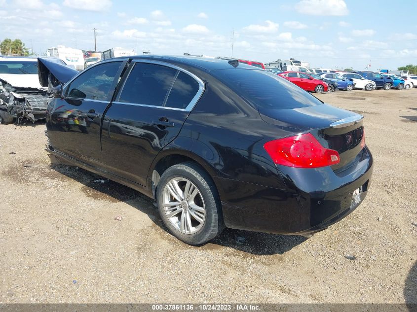 2013 INFINITI G37X - JN1CV6ARXDM762865