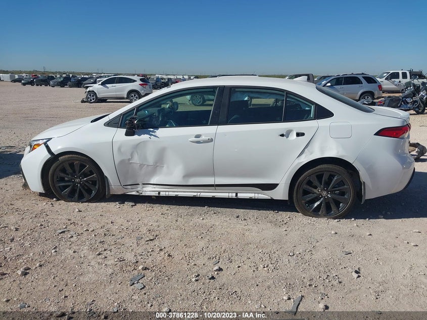 VIN 5YFS4MCE5PP158524 2023 TOYOTA COROLLA SE