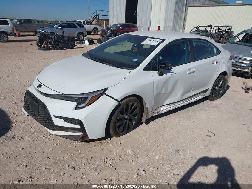 VIN 5YFS4MCE5PP158524 2023 TOYOTA COROLLA SE