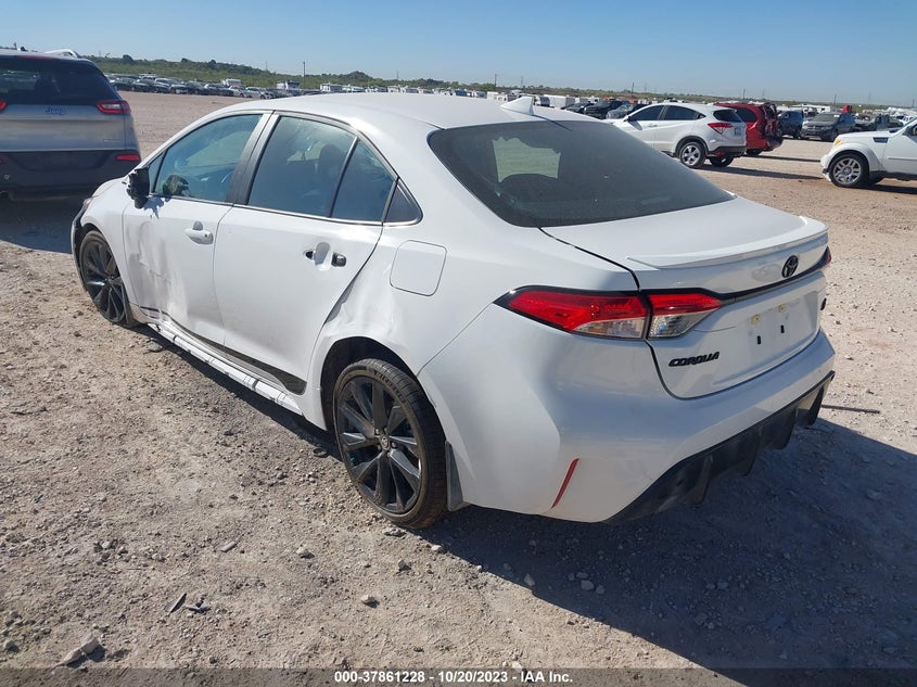 VIN 5YFS4MCE5PP158524 2023 TOYOTA COROLLA SE