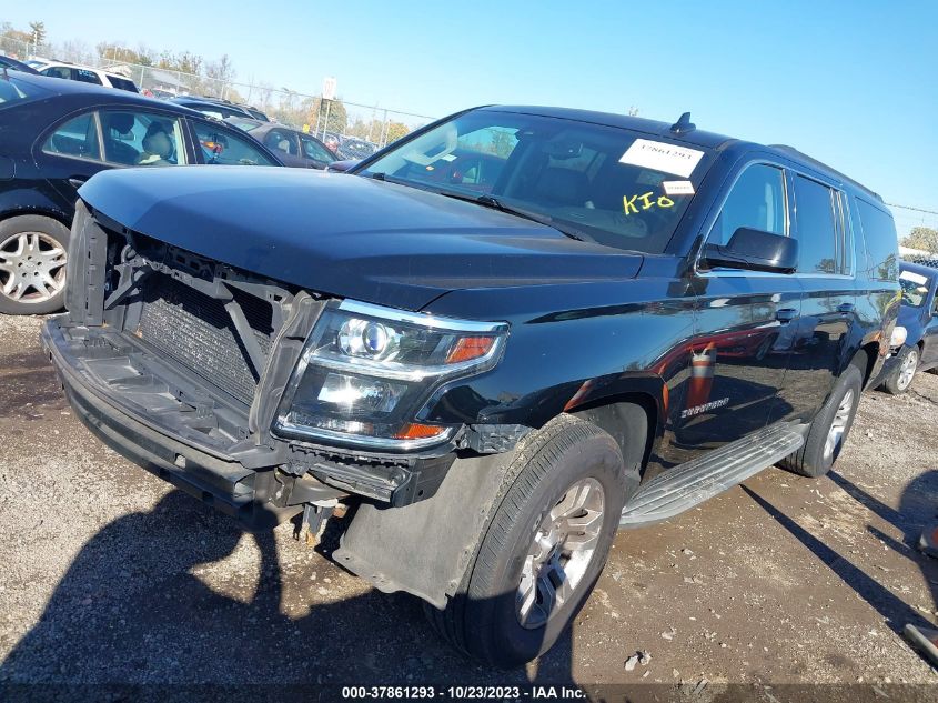 2016 CHEVROLET SUBURBAN K1500 LT - 1GNSKHKC0GR118216