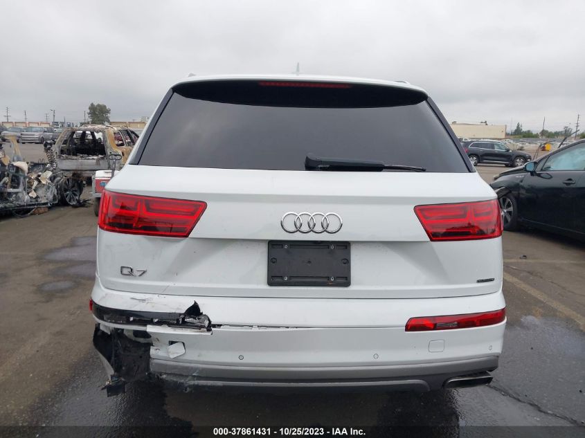 2019 AUDI Q7 PREMIUM/SE PREMIUM - WA1AHAF75KD041429