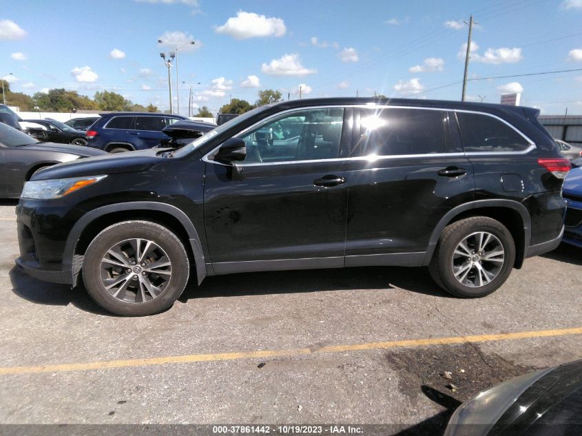 2019 TOYOTA HIGHLANDER LE - 5TDZARFH0KS044621