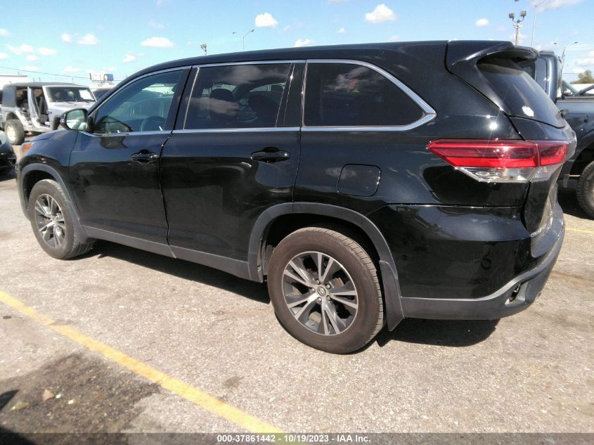 2019 TOYOTA HIGHLANDER LE - 5TDZARFH0KS044621