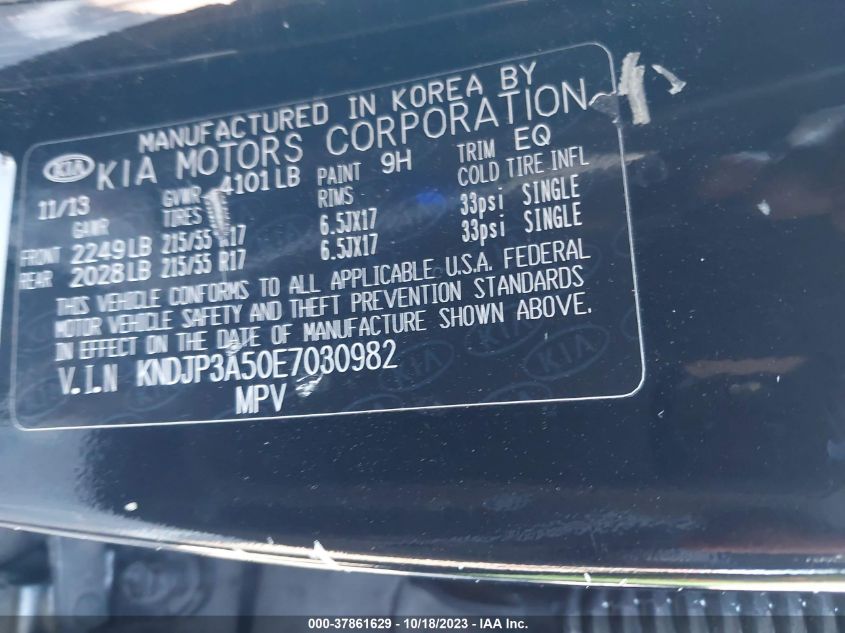 2014 KIA SOUL + - KNDJP3A50E7030982