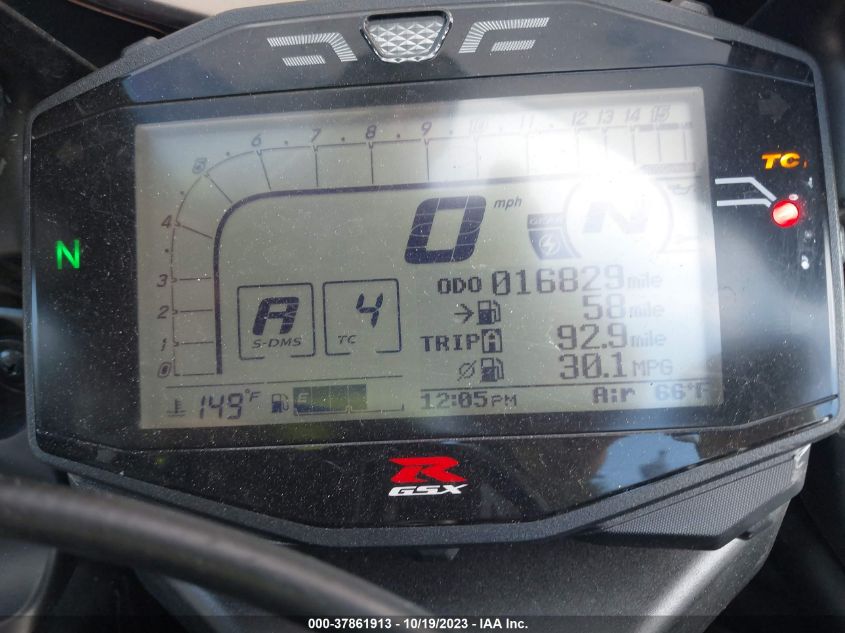 2018 SUZUKI GSX-R1000 JS1DM11B7J2100172