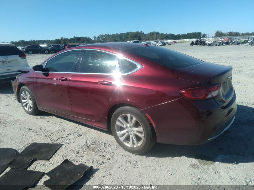 2015 CHRYSLER 200 LIMITED - 1C3CCCABXFN607321
