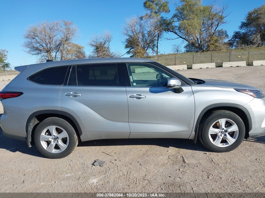 VIN 5TDBZRBH2NS218239 2022 TOYOTA HIGHLANDER LE
