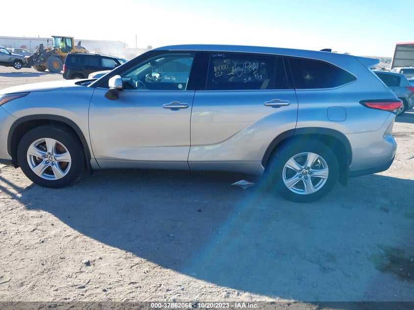 VIN 5TDBZRBH2NS218239 2022 TOYOTA HIGHLANDER LE